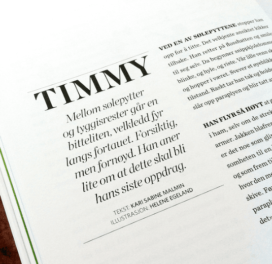 Timmy Gresshoppe — Westerdals magazine 2013 1